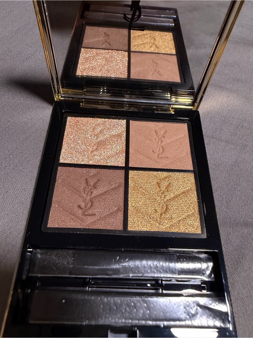 Yves Saint Laurent Shimmering Gold & Warm Brown 4-Color Eyeshadow Quartet